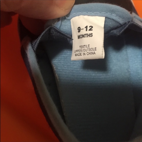 Disney Mickey Mouse Blue soft boy crib shoes. - Picture 2 of 2